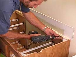 Veneer plywood base, sides, shelves and bottom. How To Replace A Bathroom Vanity How Tos Diy