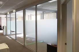 Unlike your home, an office houses a very large crowd and infrastructure. Interior Glass Doors Walls Offices Creative Mirror Shower