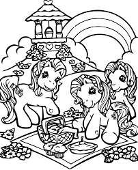 Des coloriages de géométrie : Coloriage De Petit Poney A Imprimer Gratuitement Coloriage Des Petits Poneys My Little Pony Coloriages Pour Enfants