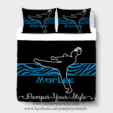 Karate Comforter Martial Arts Bedding Girls Karate Bedroom Etsy Karate Girl Beds Custom Bed
