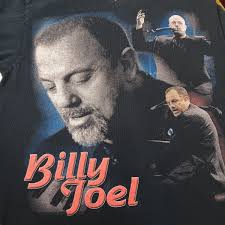 Billy Joel North American Tour 2008 Medium T Shirt Black Dates Piano Band  Music