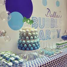 Bubbles Theme Birthday Party Bubble Birthday Parties Bubble Birthday Bubble Party