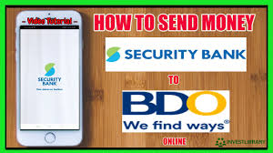 How much is the transaction fee? Security Bank To Bdo Money Transfer How To Send Money From Security Bank To Bdo Online Youtube