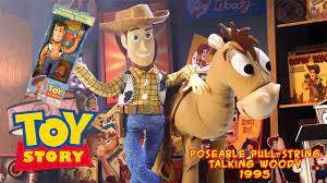 Espanol Toy Story Poseable Pull String Talking Woody 1995 Resena Review Youtube