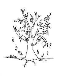 Autumn composition with falling leaves. Falling Leaves In Fall Leaf Coloring Page Kids Play Color