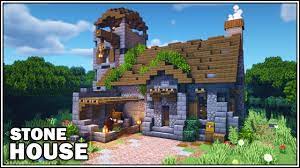 But gives you the unforgettable pleasure after construction. Minecraft Stone House Tutorial How To Build Youtube