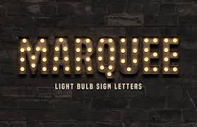 Marquee Light Bulb Sign Letters Medialoot Marquee Lights Bulb Light Bulb