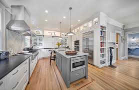 While many foursquare houses have been renovated extensively photo by francis dzikowski photography inc. Classic Foursquare Kitchen Nar Design Group