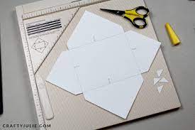 If you want to make a custom size of envelope. How To Make Your Own Envelopes And Cards Crafty Julie