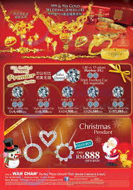 Wah chan coupons for malaysia in february 2021. 999 916 Gold Wedding Jewellery Diamond Premier Series Christmas Pendant Wah Chan Year End Stock Clearance Roadshow Gurney Plaza 17 28 Dec 2014 Msiapromos Com