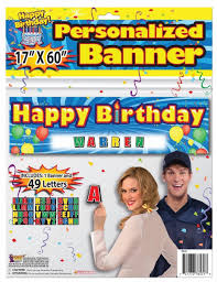 Personalized Birthday Banners For Adults Happy Birthday Banner 5 Long Customized Party Accessory Children Adult Custom Party Happy Birthday Banners Birthday Banner
