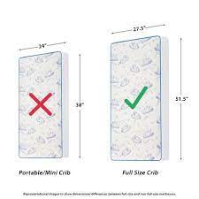 What's different is that toddler. Dream On Me Breathable Little Baby 6 Inch Full Size Firm Foam Crib And Toddler Bed Mattress Walmart Canada