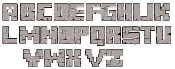 Minecraft Logo Alphabet Image Font Other Fan Art Fan Art Show Your Creation Minecraft Forum Minecraft Logo Alphabet Images Minecraft Font