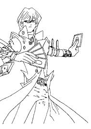 Hard colouring pages to print. Kaiba Yugioh Coloring Pages Pages Junction