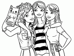 Best friends meiden tekeningen bff mensen tekenen. Coloring Pages Bff Girls 3 Novocom Top