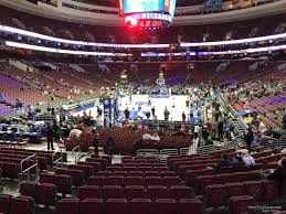 Wells Fargo Center Section 120 Philadelphia 76ers