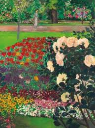 Jean Pierre Cassigneul B 1935 La Croix Catelan Garden Painting Flower Painting French Art