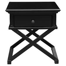 Modern side tables at cheap prices in australia. Sorrento Cross Leg Side Table Black Bedside Table Inhouse Collections