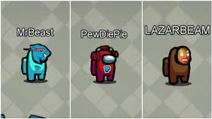 Thank you from gamebanana <3. How To Get Mrbeast Lazarbeam Skin In Among Us Youtube