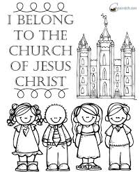 Behold Your Little Ones Lesson 25 I Belong To The Church Of Jesus Christ Of Latter Day Saints Lds Coloring Pages Church Nursery Primary Singing Time