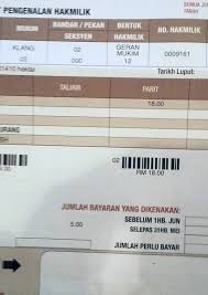 Panduan bayaran cukai tanah online. Kadar Cukai Tanah Di Selangor Umpama A Dokterandalan