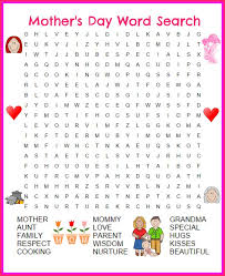 Free Free 229 Mother&#039;s Day Word Search Svg Free SVG PNG EPS DXF File
