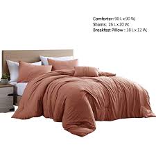 This reversible comforter boasts an orange read reviews and buy crayola spring green comforter sets (full/queen) at target. Helsinki 4 Piece Textured Microfiber Queen Comforter Set The Urban Port Rose Orange Overstock 32273906