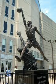 Chicago United Center Michael Jordan Statue Michael Jordan Statue Statue Chicago Art