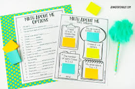 The following pages can be included. Free Back To School Math Activities Teaching With Jennifer Findley