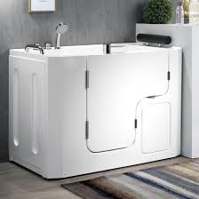 The step in clearance is about average, which i believe is 5.5 inches in height. China Acrylic 1meter Small Size Walk In Tub Door Open Outside Safe Step In Bathtub For Disabled And Old People Q372 China Walk In Bathtub Walk In Tub