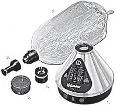 the commercial available volcano vaporizer consisting of 1