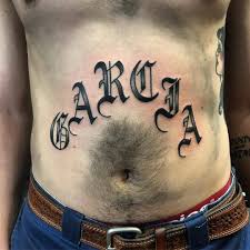 Cursive letters is a text design form of the english language that looks very beautiful and nice, in which words are written by connecting them in a flowing form. Destroya Logage Fun Walkin Gangsta Belly Rocker Tattoo