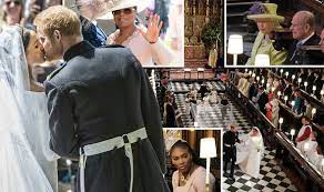 Oprah with meghan and harry aired on itv at 9pm on monday march 8. Royal Wedding From Oprah To The Queen Who Got The Best Seats For Meghan And Harry S Day Royal News Express Co Uk
