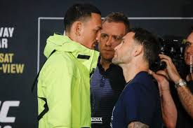 Eubanks remained on the card at ufc 230 and fought against former title challenger roxanne modafferi, while eye found a new opponent at ufc 231. Ufc 240 Start Time Tv Schedule For Max Holloway Vs Frankie Edgar Mma Fighting