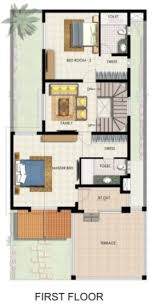 It has three floors 100 sq yards house plan. 40 X 60 Duplex House Plans East Facing Novocom Top