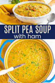 Split Pea Soup With Ham Easy Gluten Free Comfort Food Recipe Recipe Split Pea Soup Recipe Gluten Free Comfort Food Pea And Ham Soup