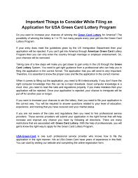Check spelling or type a new query. Important Things To Consider While Filing An Application For Usa Green Card Lottery Program By Usgreencard Issuu