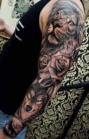 Pin By Angelina On Tatuaggi In 2020 Nature Tattoo Sleeve Animal Sleeve Tattoo Lion Tattoo