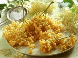 Hollerkuchle Frittierte Holunderbluten Rezept Holunder Rezepte Frittieren