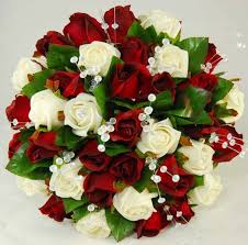 Red Roses Wedding Bouquet Bouquet Bridal Bouquets Handtied Posies Silk Red Ivo Red Wedding Flowers Red Wedding Flowers Bouquet Flower Bouquet Wedding