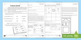 Clasa A Iii A Evaluare Finala Matematica FiÈ™Äƒ De Evaluare Cu Descriptori