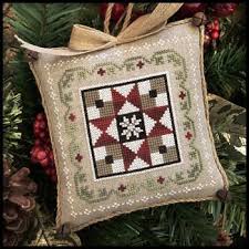 Farmhouse Christmas 5 Grandmas Quilt Cross Stitch Chart And Free Embellishment