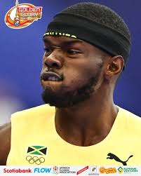 STATEMENT MADE! Orlando Bennett 🇯🇲 drops the second fastest time 💨 of  the semi-final rounds with a 12.98s. For the first time in Jamaica's  history, all three male sprint hurdlers have advanced
