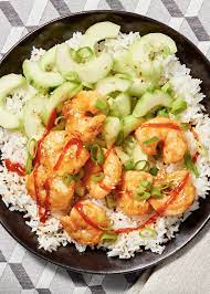 Sriracha Shrimp Over Rice Recipe Hellofresh Recipe Hello Fresh Recipes Jasmine Rice Recipes Cooking Seafood