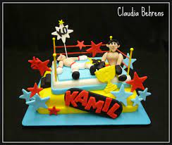Wrestling Cake Kamil Claudia Behrens Pasta Di Zucchero