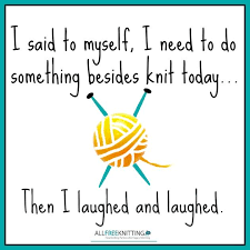 A big list of knitting jokes! Allfreeknitting Com Knitting Quotes Knitting Humor Knitting Humor Funny