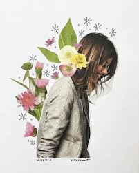 Muse No 8 Flower Collage Foundbykaty Flower Collage Collage Design Collage Art
