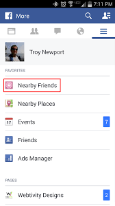 • explore live stories from the community nearby or across the world! Facebook Nearby Friends Setting Webtivity Marketing Design