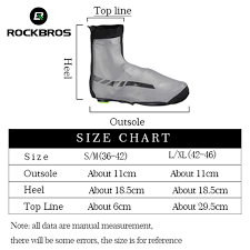 Us 14 29 45 Off Rockbros Waterproof Winter Cycling Shoe Covers Reflective Thermal Elastic Durable Windproof Bike Rain Overshoes Sneaker Covers On