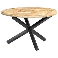 Maybe you would like to learn more about one of these? Yulinshop Table De Salle A Manger Rond 120x76 Cm Bois De Manguier Massif Achat Vente Table A Manger Seule Table De Salle A Manger Rond Cdiscount